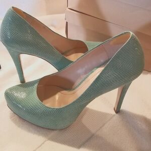 BCBGeneration Heels...in several colors: cashew, max red, sapphire,neon yellow.